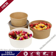 Sr Wholesale Custom Biodegradable Restaurant 500ml Paper Salad Bowl, Disposable Salad Paper Bowls Wholesale Food